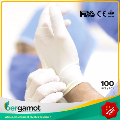 [Carton] Z1250 Latex Powdered Examination Gloves 10 Boxes