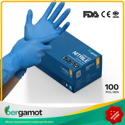 X2262 Long Cuff Nitrile Powder Free Examination Glove 100's