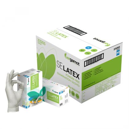 [Carton] Z3255 SE Latex Powder Free Examination Gloves 10 Boxes