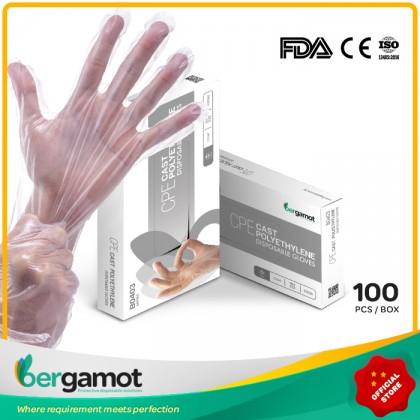 B0403 Cast Polyethylene (CPE) Plastic Gloves 100's B0403 Cast Polyethylene (CPE) Plastic Gloves 100's