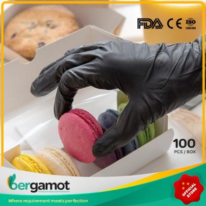 X2235BK Black Nitrile Powder Free Examination Gloves 100pcs X2235BK Black Nitrile Powder Free Examination Gloves 100pcs