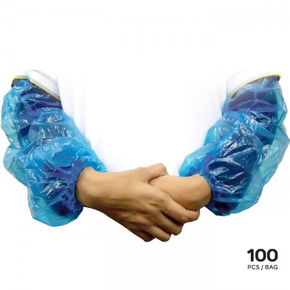 B0705 CPE Sleeve Cover 100's (Blue / White) B0705 CPE Sleeve Cover 100's (Blue / White)