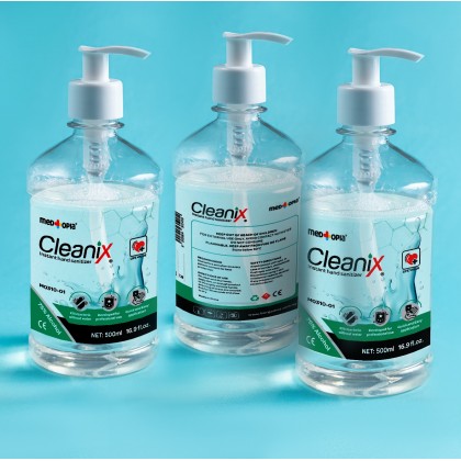 M0310-01 Cleanix Instant Hand Sanitizer 500ml Liquid Gel 75% Ethanol Kills 99.9% Germs KKM approved M0310-01 Cleanix Instant Hand Sanitizer 500ml Liquid Gel 75% Ethanol Kills 99.9% Germs KKM approved