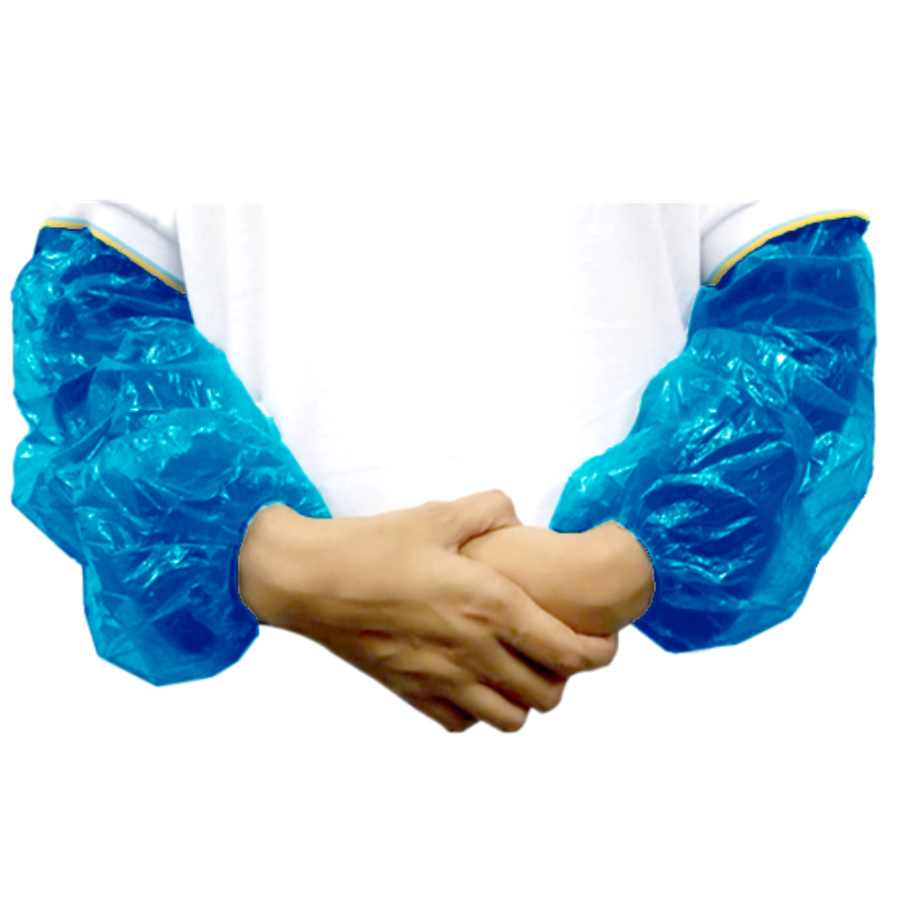B0705 CPE Sleeve Cover 100's (Blue / White)